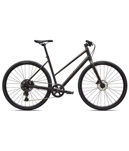 Specialized Sirrus X 2.0 Step-Through Gloss Metallic Obsidian / Burnt Gold Metallic Frost Reflective