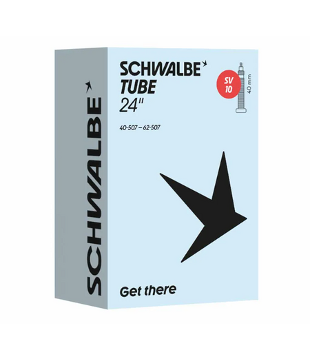 Schwalbe Tube SV10 Presta 24" x 1.5 - 2.5" (40 to 62 - 507) 40mm valve length