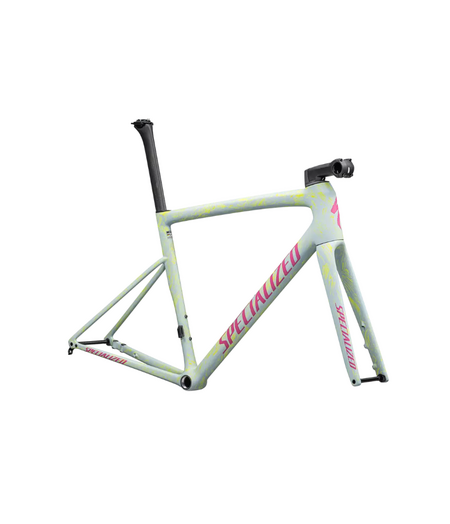 Specialized Tarmac SL8 Frameset Satin Ion Metallic / Sea Foam Strata / Rebel Pink