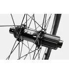 Cannondale Hollowgram 45 Carbon Clincher Disc Road Wheelset (pair), 100x12mm Front, 142x12mm Rear, Centerlock, Shimano HG