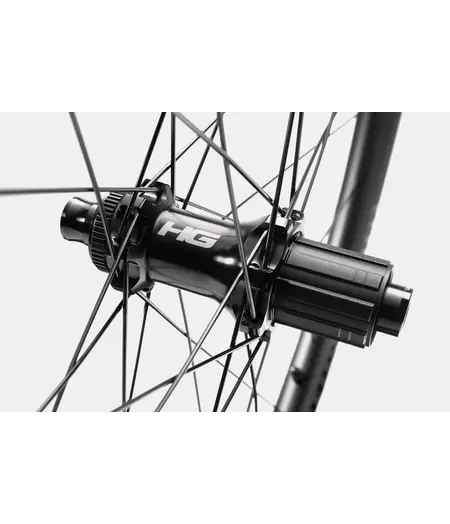Cannondale Hollowgram 45 Carbon Clincher Disc Road Wheelset (pair), 100x12mm Front, 142x12mm Rear, Centerlock, Shimano HG