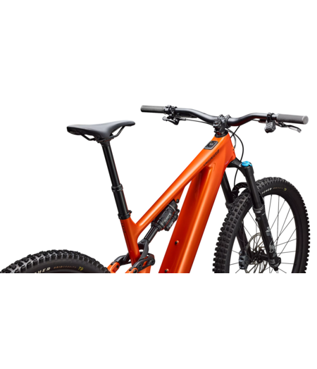 Specialized Turbo Levo 4 Comp - Gloss Orange Tint Over Silver Dust / Dark Navy