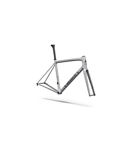 Specialized S-Works Aethos 2 Frameset FACT 12r Carbon - Gloss Silver Blurred Impasto / Black Pearl