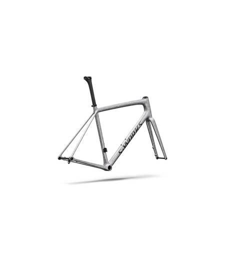 Specialized S-Works Aethos 2 Frameset FACT 12r Carbon - Gloss Silver Blurred Impasto / Black Pearl