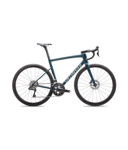 Specialized Tarmac SL8 Expert - Shimano Ultegra Di2 - Gloss Deep Lake Metallic / Green Pearl Over Seafoam