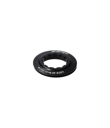 Zipp Disc Lock Ring - CenterLock w/Internal Serration, Zipp Logo Black