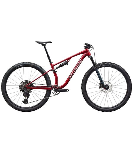Specialized Chisel Comp Gloss Ruby Metallic / Metallic White Silver