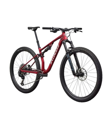 Specialized Chisel Comp Gloss Ruby Metallic / Metallic White Silver