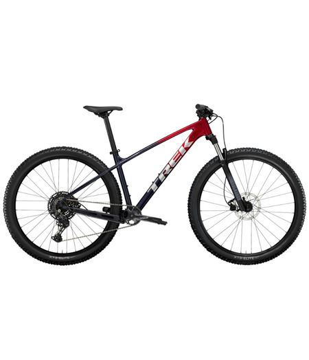 Trek Marlin 6 Gen 3 Rage Red to Deep Dark Blue Fade