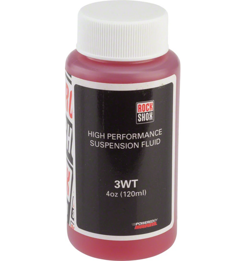 RockShox Suspension Oil 3 Weight (3wt) 120ml Bottle - Rear Shock Damper/Charger Damper
