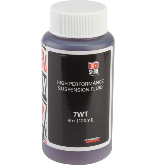 RockShox Suspension Oil 7 Weight (7wt) 120ml Bottle - Rear Shock Damper