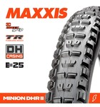 Maxxis Minion DHR II - 29 x 2.40 3CG MaxxGrip DH TR (New DH) Folding 120x2TPI E-25