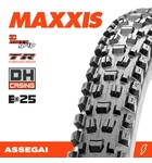 Maxxis Assegai - 29 x 2.50 3CG MaxxGrip DH TR (New DH) Folding 120x2TPI E-25