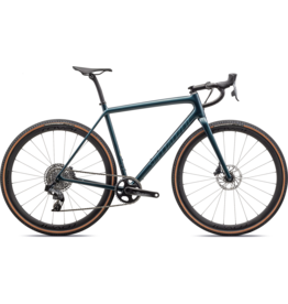 Specialized Crux Pro - SRAM Force XPLR eTAP AXS Gloss Metallic Deep Lake/ Green Pearl, size 52cm only.!