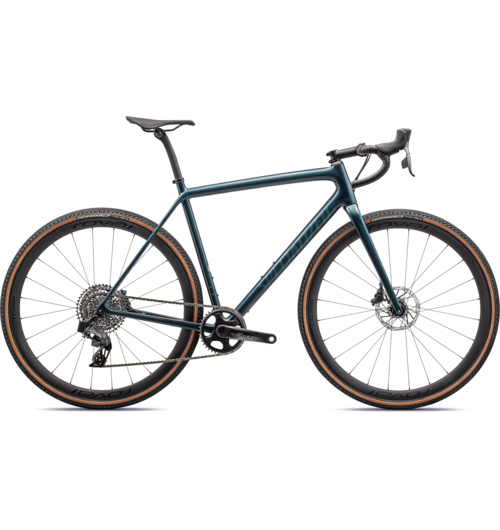 Specialized Crux Pro - SRAM Force XPLR eTAP AXS Gloss Metallic Deep Lake/ Green Pearl, size 52cm only.!