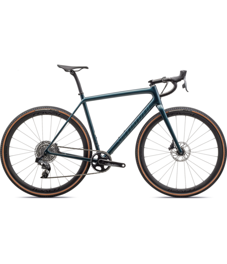 Specialized Crux Pro - SRAM Force XPLR eTAP AXS Gloss Metallic Deep Lake/ Green Pearl, size 52cm only.!