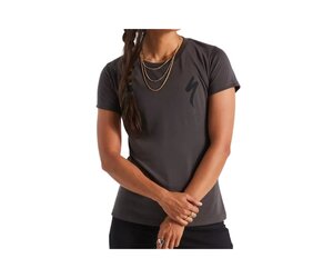Women's S-Logo Short Sleeve T-Shirt Charcoal