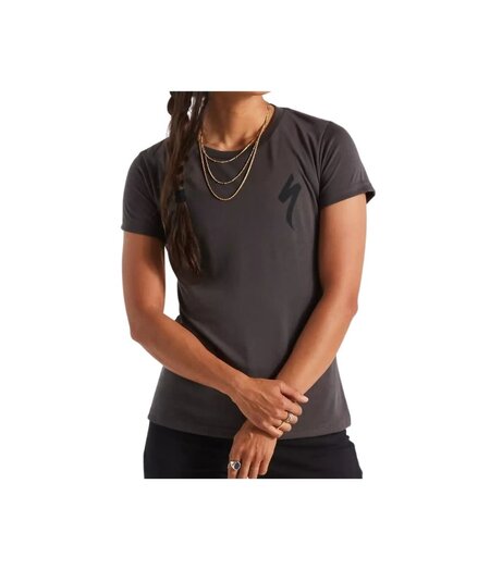 Specialized Women's S-Logo Short Sleeve T-Shirt Charcoal