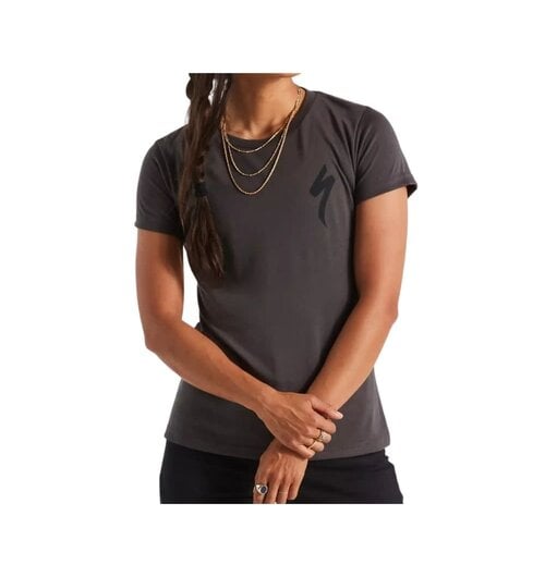 Specialized Women's S-Logo Short Sleeve T-Shirt Charcoal