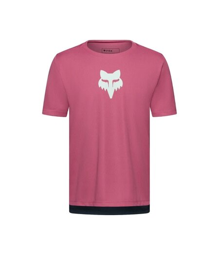 FOX Racing Apparel Youth Ranger Short Sleeve Jersey Fox Head Berry