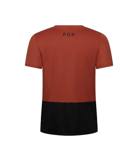 FOX Racing Apparel Youth Ranger Short Sleeve Jersey Fox Head Amber Scarlet