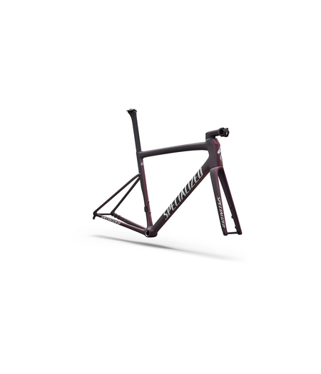 Specialized Tarmac SL8 Frameset Satin Carbon / 100% Cqv Reflex Super Red Pearl Front Edge Fade / Metallic White Silver