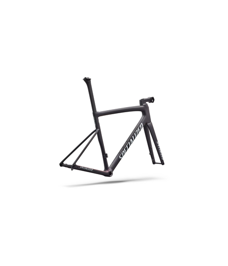 Specialized Tarmac SL8 Frameset Satin Carbon / 100% Cqv Reflex Super Red Pearl Front Edge Fade / Metallic White Silver