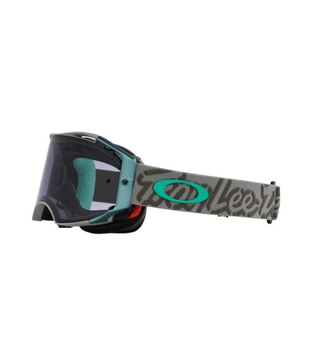 Oakley Airbrake MTB Goggle Troy Lee Designs Tactical Green w/ Light Grey Lens