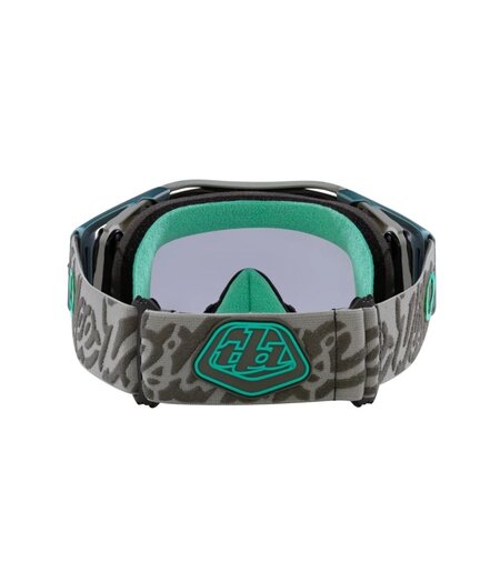 Oakley Airbrake MTB Goggle Troy Lee Designs Tactical Green w/ Light Grey Lens
