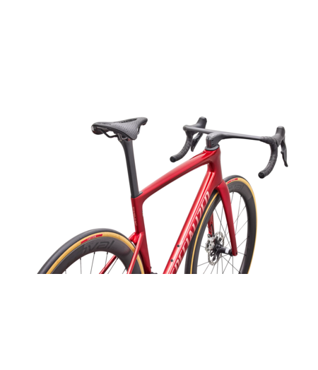 Specialized Tarmac SL9 S-Level - SRAM RED AXS Gloss Cayenne Metallic / 25% Red Tint Over Chrome
