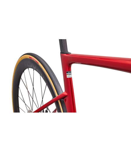 Specialized Tarmac SL9 S-Level - SRAM RED AXS Gloss Cayenne Metallic / 25% Red Tint Over Chrome