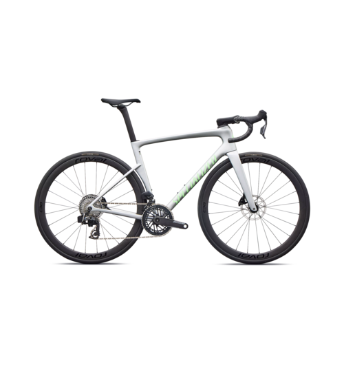Specialized Tarmac SL9 Expert - SRAM Force AXS Gloss Silver Dust / Powder Lime