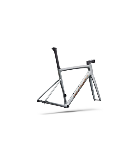 Specialized Tarmac SL8 Frameset Gloss Silver Dust / Shadow Silver Dry Impasto / Photon Orange Tint Over Silver Dust