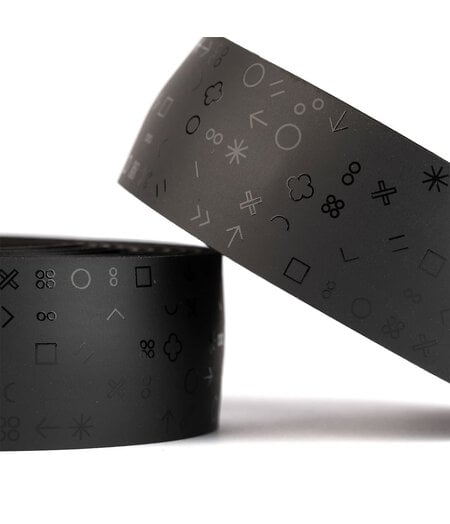 Burgh Hieroglyph Handlebar Tape Stealth