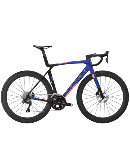 Trek Madone SL 7 Gen 8 Matte Cobalt Blue/Trek Black/Living Coral