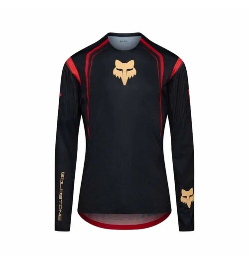 FOX Racing Apparel Flexair Jersey Goldstone SE Long Sleeve Black