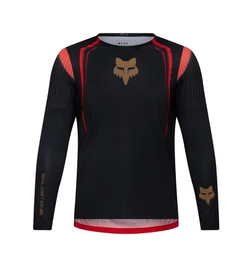 FOX Racing Apparel Youth Flexair Long Sleeve Jersey Goldstone SE Black