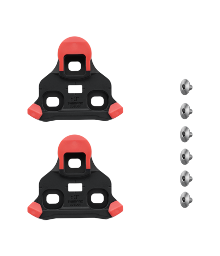 Shimano CL-SL100 (Red) SPD-SLR Cleat (0 Degrees +/- Float)