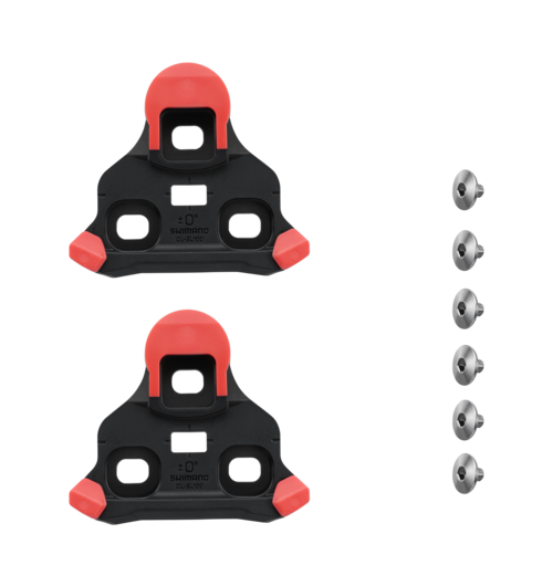 Shimano CL-SL100 (Red) SPD-SLR Cleat (0 Degrees +/- Float)