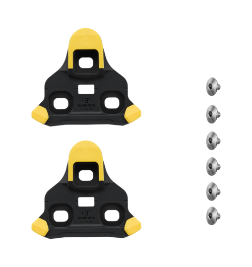 Shimano CL-SL110 (Yellow) SPD-SLR Cleat (3 Degrees +/- Float)