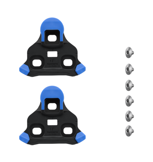 Shimano CL-SL120 (Blue) SPD-SLR Cleat (1 Degrees +/- Float)