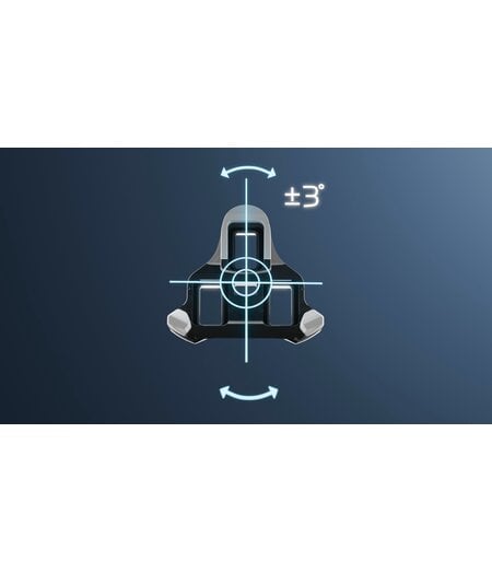 Shimano CL-SL130 (Gray) SPD-SLR Cleat (3 Degrees +/- Float & fore-aft adjustment range)