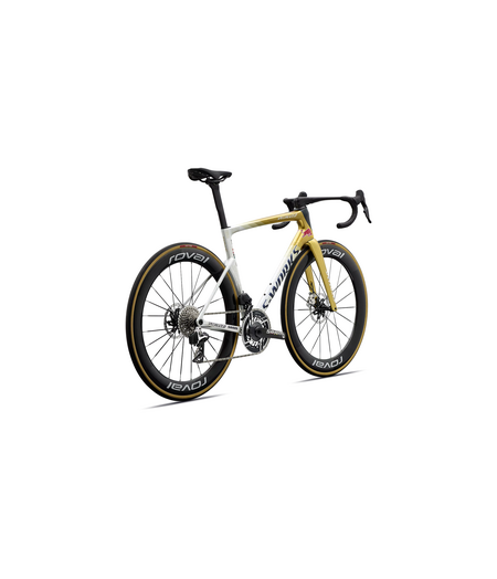 Specialized S-Works Tarmac SL9 LTD Remco Evenepoel - Gloss Metallic White Silver / Gold Peral / Deep Bule