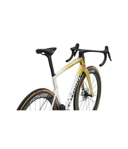 Specialized S-Works Tarmac SL9 LTD Remco Evenepoel - Gloss Metallic White Silver / Gold Peral / Deep Bule