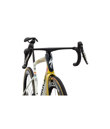 Specialized S-Works Tarmac SL9 LTD Remco Evenepoel - Gloss Metallic White Silver / Gold Peral / Deep Bule