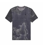 FOX Racing Apparel Mens Aop Tech Tee Pewter