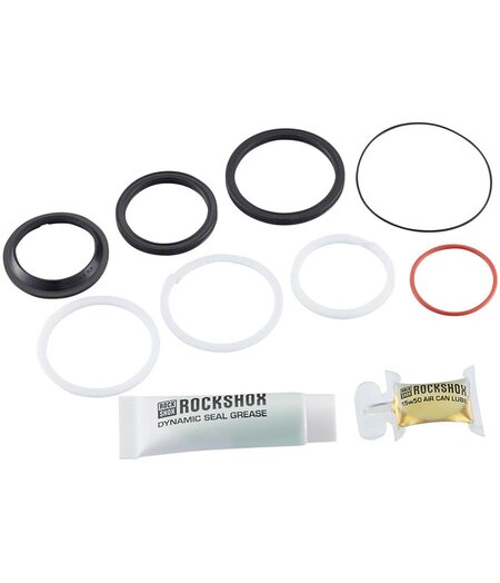 RockShox Rear Shock 50 Hour Service Kit (includes air can seals, piston seal, glide rings, seal grease/oil) - SIDLuxe (2021+) Generation-A
