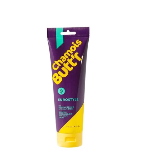 Chamois Buttr Eurostyle Menthol Anti-Chafe Chamois Creme - 235ml Tube