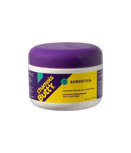 Chamois Buttr Eurostyle Menthol Anti-Chafe Chamois Creme - 235ml Jar