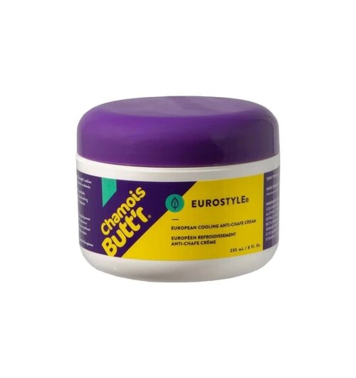 Chamois Buttr Eurostyle Menthol Anti-Chafe Chamois Creme - 235ml Jar